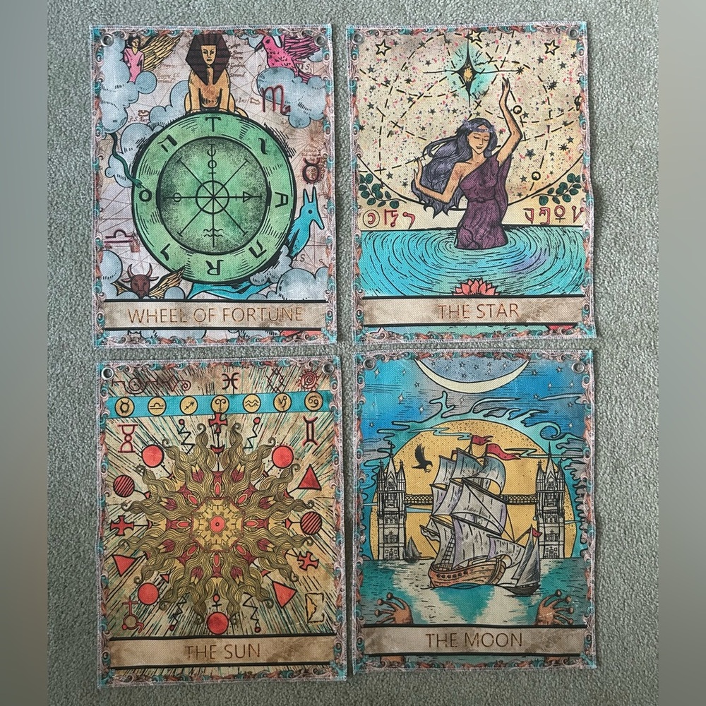 Mini Tarot Card Tapestries